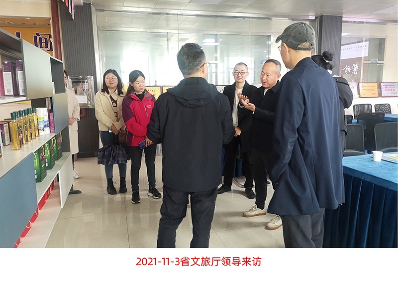 省文旅廳領導來訪